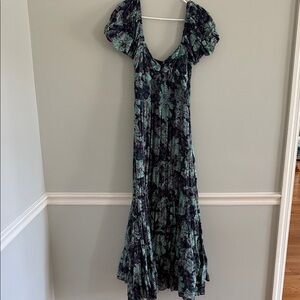 Free People Sundrenched Floral Tiered Maxi Dress